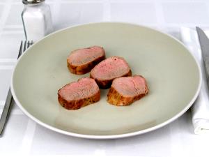 1 Serving ( 3 Oz ) Ostrich Top Loin (Cooked)