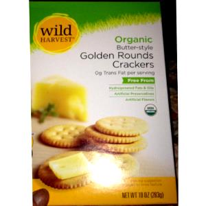 1 serving (30 g) Organic Butter-Style Golden Rounds Crackers