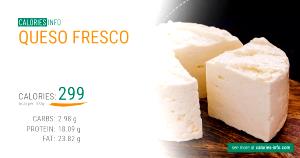 1 serving (30 g) Queso Fresco Mexicano Cheese