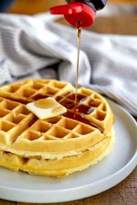 1 serving (309 g) Belgian Waffle Breakfast