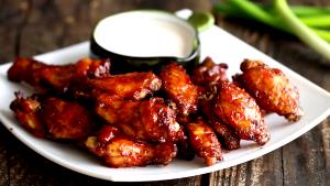 1 serving (31 g) HBBQ Hot Wings (1)