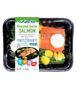 1 serving (312 g) Roasted Garlic Salmon