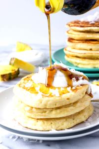 1 serving (320 g) Coconut Pancakes with Pineapple Butter