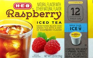 1 serving (329.96 g) Raspberry Iced Tea