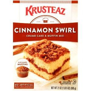 1 serving (33 g) Supreme Cinnamon Crumb Cake Mix
