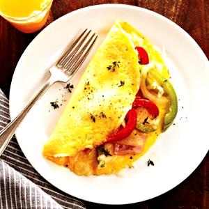 1 serving (335 g) Western Omelet