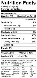 1 serving (338 g) Farro Ragout