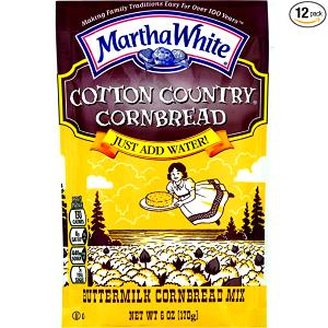 1 serving (34 g) Cotton Country Buttermilk Cornbread Mix