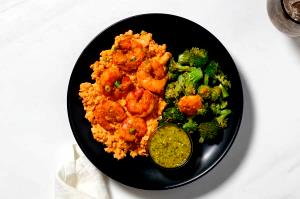 1 serving (340 g) Peruvian Shrimp Bowl