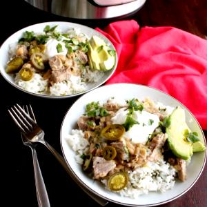 1 serving (340 g) Salsa Verde Pork Bowl
