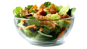 1 serving (348 g) Premium Southwest Salad with Crispy Chicken