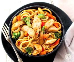 1 serving (348 g) Teriyaki Chicken Noodle Bowl