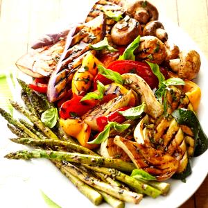 1 serving (3.5 oz) Grilled Vegetables