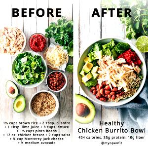 1 serving (356 g) Chicken Burrito Bowl