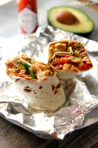 1 serving (359 g) Grilled Chicken Burrito