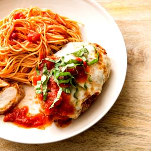 1 serving (370 g) Chicken Parmesan Boat (2 Servings)