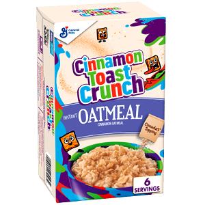 1 serving (38 g) Cinnamon Toast Crunch Oatmeal