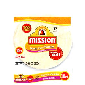 1 serving (38 g) Homestyle Tortillas (White Corn)