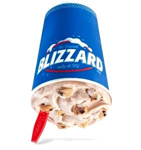 1 serving (383 g) Chocolate Chip Blizzard (Medium)