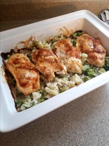 1 serving (383 g) Cremini Rice with Chicken Breast