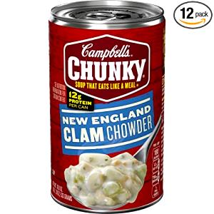 1 serving (397 g) Clam Chowder (Large)