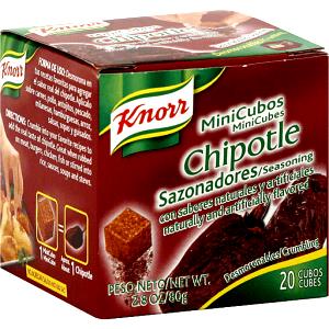 1 serving (4 g) Hispanic Chipotle Mini Cubes Seasoning