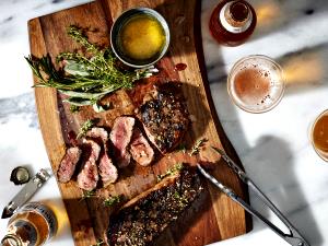 1 serving (4 oz) Asian Marinated New York Strip
