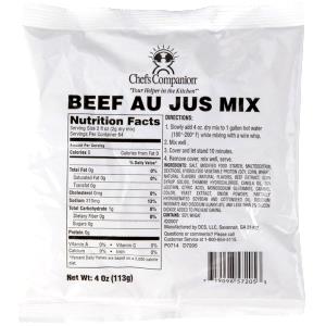 1 serving (4 oz) Au Jus