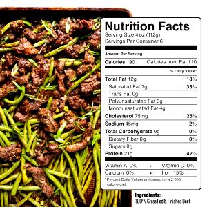 1 serving (4 oz) Chuck Roast Choice