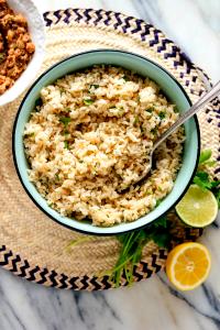 1 serving (4 oz) Cilantro-Lime Brown Rice