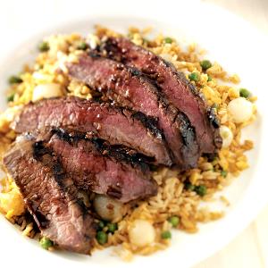 1 serving (4 oz) Ginger Teriyaki Marinated Beef Skirt Steak
