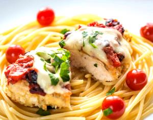 1 serving (4 oz) Grilled Chicken Parmesan