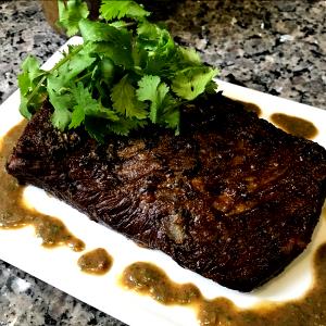 1 serving (4 oz) Honey Garlic Flank Steak