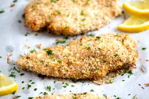 1 serving (4 oz) Panko Crusted Chicken Breasts