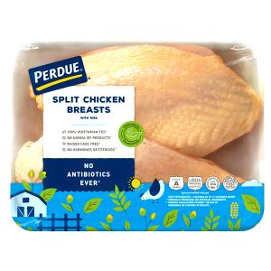 1 serving (4 oz) Split Chicken Breasts with Bone