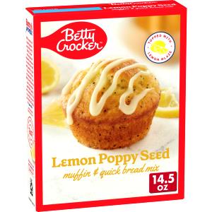 1 serving (40 g) Lemon Poppyseed Muffin Mix