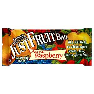 1 Serving 40 Gram Justfruit Bars - Apple