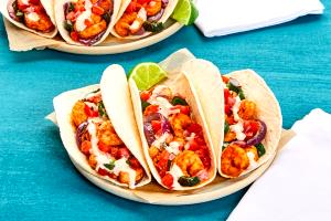 1 serving (400 g) Southwestern Shrimp Tacos