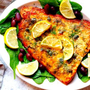 1 serving (406 g) Spiced Dijon Salmon