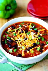 1 serving (408 g) Pumpkin Chili with Beef Chili Meat