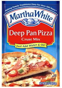 1 serving (41 g) Deep Pan Pizzeria Style Pizza Crust Mix