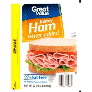 1 serving (42 g) 97% Fat Free Sliced Honey Ham Water Added