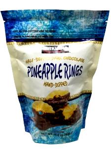 1 serving (42 g) Half-Dipped Dark Chocolate Pineapple Rings