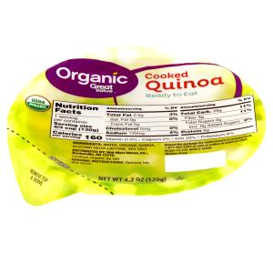 1 serving (4.2 oz) Cooked Quinoa