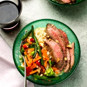 1 serving (422 g) Steak Veggie Bowl