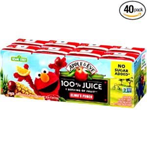 1 serving (4.23 oz) 100% Sesame Street Elmo