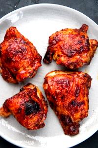 1 serving (425 g) BBQ Style Chicken Plate
