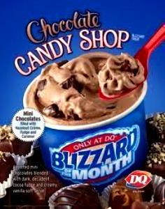 1 serving (444 g) Chocolate Candy Shop Blizzard (Medium)