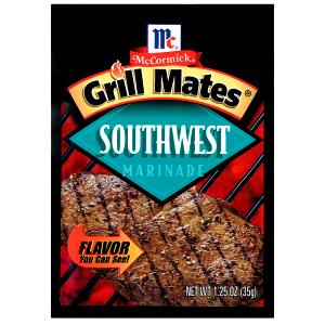1 serving (4.5 g) Southwest Grill Mates Marinade Mix