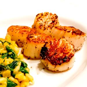 1 serving (4.5 oz) Gluten Free Cantonese Scallops